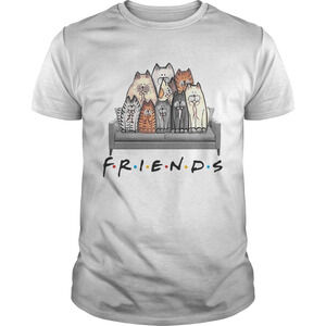 Friends Cat In Sofa Shirt
